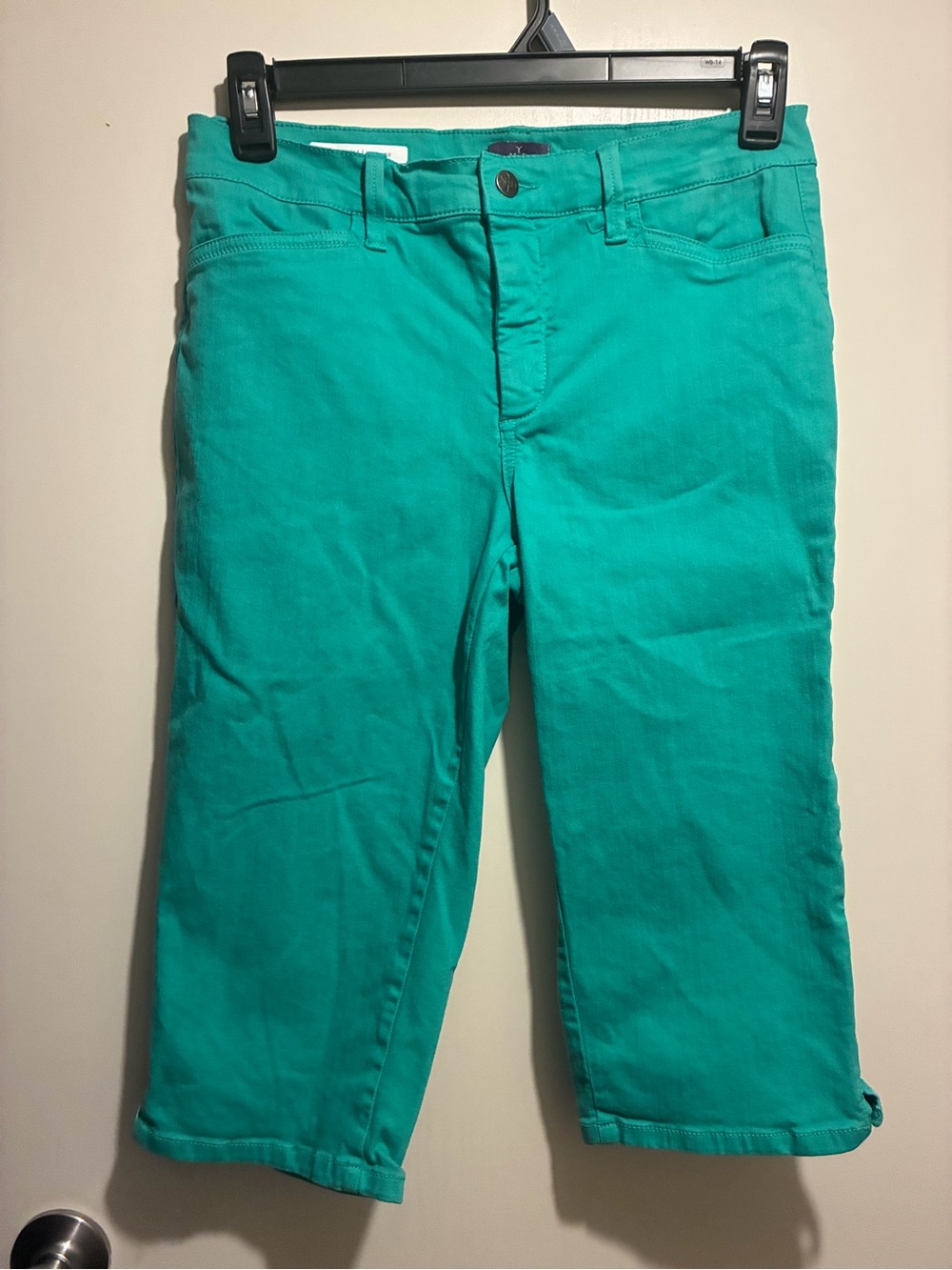 NYDJ Teal Capris - Vibrant Teal Cropped Pants